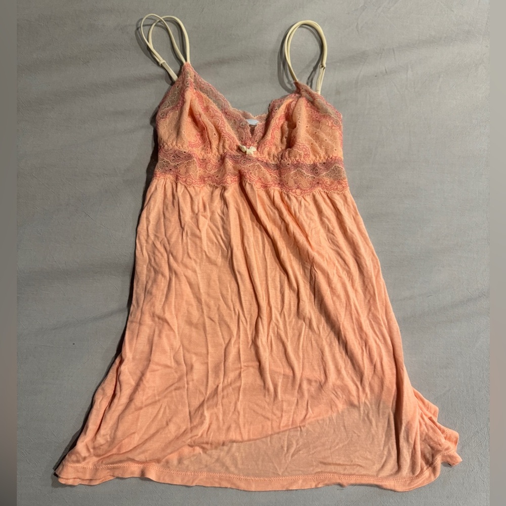 Eberjey modal camisole coral adjustable straps lace